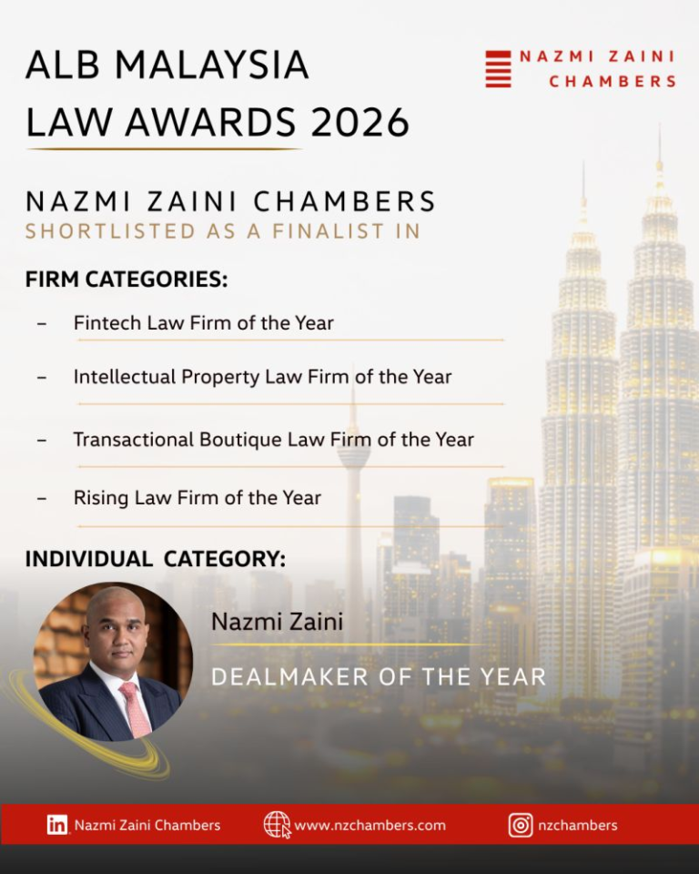 Nazmi Zaini Chambers (NZC) Shortlisted as a Finalist in Four Firm Categories at the Asian Legal Business (ALB) Malaysia Law Awards 2026